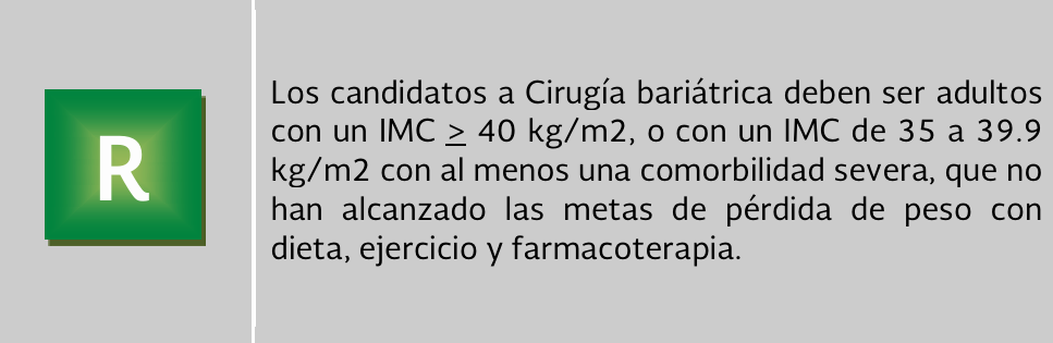 6. Tratamiento cirugia bariatrica 2 - GPC-IMSS-046-18